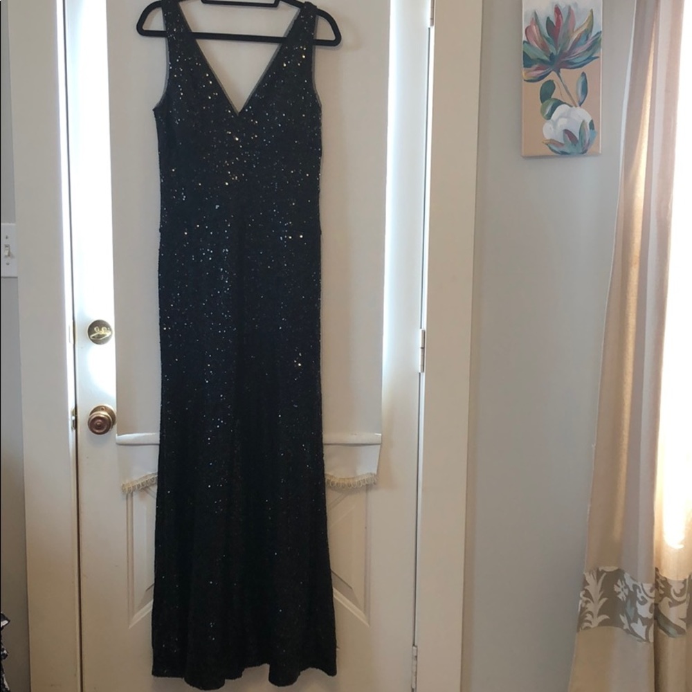 Formal Sequin black dress